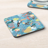 Toucansおよびハチドリとの熱帯質 コースター (左側)