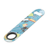 Toucansおよびハチドリとの熱帯質 スピード栓抜き (正面アングル)