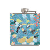 Toucansおよびハチドリとの熱帯質 フラスク (裏面)