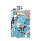 Toucansおよびハチドリとの熱帯質 フラスク (左)