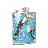 Toucansおよびハチドリとの熱帯質 フラスク (右)