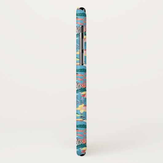 Toucansおよびハチドリとの熱帯質 Case-Mate iPhoneケース (裏面/左)