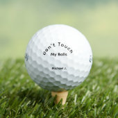 touchしない私のボールおもしろい、ゴルフミーム ゴルフボール (インサイチュ 木)