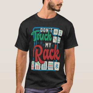 touchしない私のラックのシャッフル麻雀ボードゲームM Tシャツ