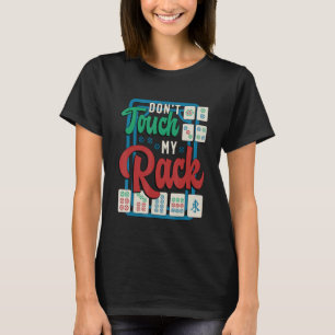 touchしない私のラックのシャッフル麻雀ボードゲームM Tシャツ