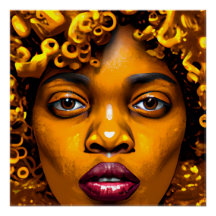 touchしない私の髪の黒メラニンアフロクイーンクラウン