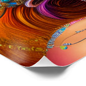 touchしない私の髪の黒メラニンアフロクイーンクラウン ポスター (コーナー)