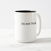 touchしない2トーンのコーヒーマグ ツートーンマグカップ (正面右)