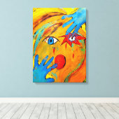 touchしない キャンバスプリント (インサイチュ (ウッドフロア))