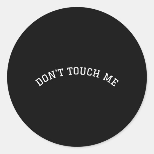 touchしない ラウンドシール (正面)