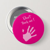 touchしない – Hands 缶バッジ (正面&裏面)