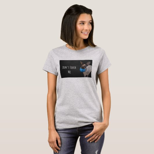 touchしないMeバニー Tシャツ (正面フル)