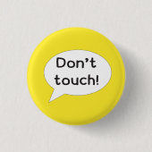 touchしな保遠くにい個人宇宙 缶バッジ (正面)