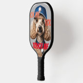 Touchだ！個人用の犬のイメージ ピックルボールラケット (左)
