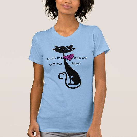 Touchでこするエドナおもしろいー» Cat Graphic Tシャツ (正面)