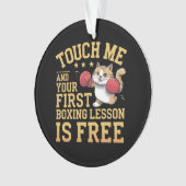 Touchと初めてのボクシングは無料 オーナメント (正面)