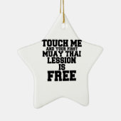 TOUCHと初めてのムエタイ語版は無料 セラミックオーナメント (右)