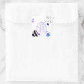 touchのカラー水カラー(ばちゃばちゃ)跳ねるシール スクエアシール (バッグ)