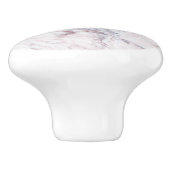 Touchのバラホワイトグレーマーブルスワールシックトレンディー セラミックノブ (側面)