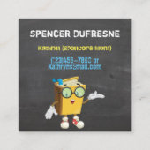 「Touchの学校」の遊び友達 スクエア名刺 (裏面)