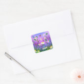 touchの春、正方形のステッカー。 スクエアシール (封筒)