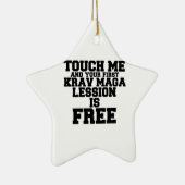 TOUCHの私とあなたの最初のクラフマガレッシオンは無料 セラミックオーナメント (右)