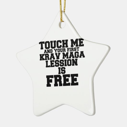 TOUCHの私とあなたの最初のクラフマガレッシオンは無料 セラミックオーナメント (左)