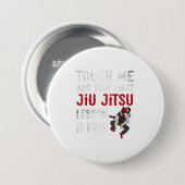 Touchの私と初めての柔術レッスンは 缶バッジ (正面&裏面)