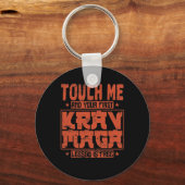 Touchの私と最初のクラフマガのレッスンは無料 キーホルダー (正面)