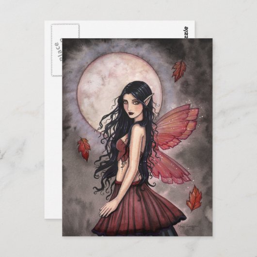 Touchの秋の妖精はがき ポストカード (正面/裏面)