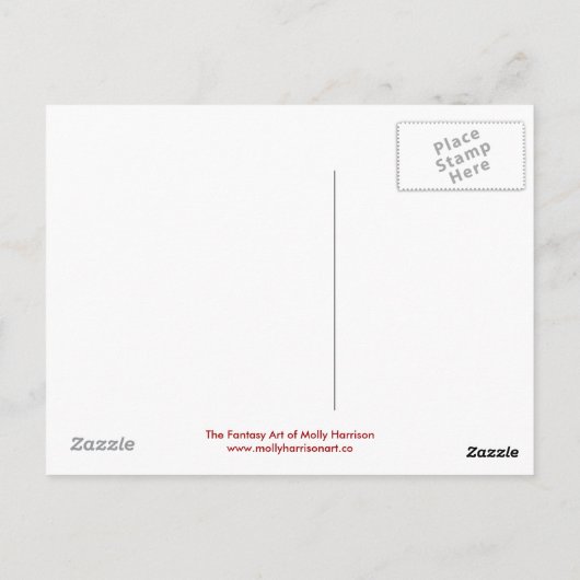 Touchの秋の妖精はがき ポストカード (裏面)