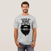 Touchの髭と私はかわいらし Tシャツ (正面フル)