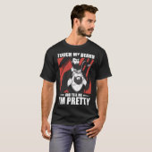 Touchの髭と髭のある男かわいらしだと Tシャツ (正面フル)