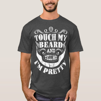 Touchの髭と髭を生やしたとかわいらし言えおもしろいる Tシャツ