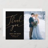 Touchエレガント編集可能結婚色 サンキューカード (正面/裏面)