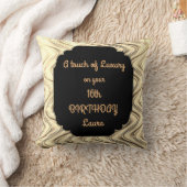 Touchオブラグジュアリー16th誕生日デザイン クッション (ブランケット)