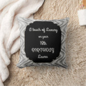 Touchオブラグジュアリー18th誕生日デザイン クッション (ブランケット)