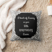 Touchオブラグジュアリー90th誕生日デザイン クッション (ブランケット)