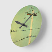 Touchオブロモ ラウンド壁時計 (傾斜)