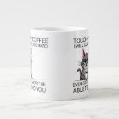 Touchコーヒーを飲んで叩いてやる ジャンボコーヒーマグカップ (正面)