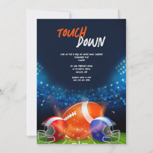 Touchダウンサッカーパーティー 招待状