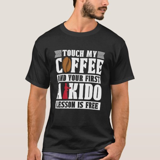 Touchマイコーヒー武術サムライスポーツファイターアイク Tシャツ (正面)
