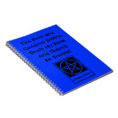 Touchマイブック&トラブルが発生するウィッカ信者メモ帳 ノートブック (右側)