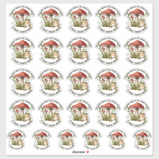 「touchモスしなければならない」バルクデカール シール (シート)