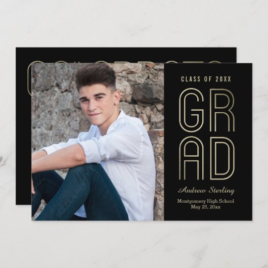 Touch卒業発表招待状 招待状 (正面/裏面)