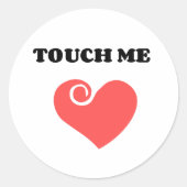 TOUCH名 ラウンドシール (正面)