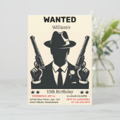 Touch大人キッズ90年代の少年レトロマフィア10誕生日 招待状 (スタンド正面)