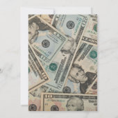 Touch大人キッズ90年代の少年レトロマフィア10誕生日 招待状 (裏面)