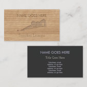 "Touch木製の"のスヌーカーの名刺 名刺 (正面/裏面)