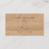 "Touch木製の"のダンスの名刺 名刺 (正面)